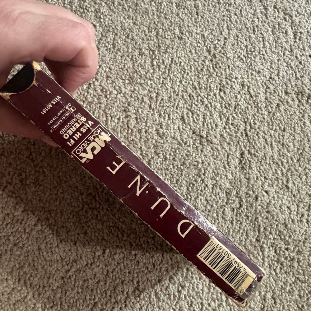 MCA Home Video DUNE Science Fiction Movie VHS 1984 Theater Release 1985 VHS - Picture 4 of 8